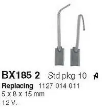 Щітка генератора CARGO BX1852 Купити в Україні