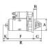 Стартер Fiat 131 1.4-2.0 80-84/Lada 1200-1600 1.2-1.6 70-05 (1.3kw) (z=11) = 110352 CARGO F 032 110 352 (фото 3)