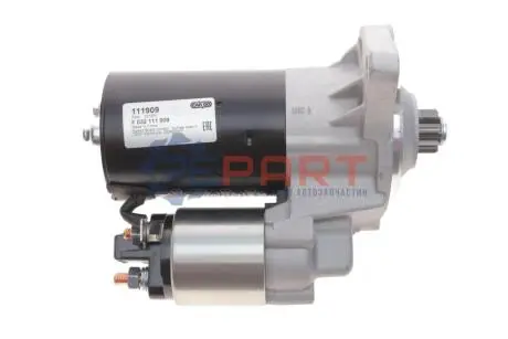 Фото Стартер Audi A3/Ford Galaxy/VW Caddy/Golf/Passat/Skoda Octavia 1,4-2.0 91-05 (1.1kw) (z=9) = 111909 CARGO (F 032 111 909) зображення 1