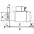 Фото Стартер Citroen Jumpy/Fiat Scudo 1.6 96-06 (0.9kw) (z=8/9) = 112124 CARGO (F 032 112 124) зображення 3