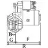 Фото Стартер (12В, 1,4кВт, новий із заставою) MAZDA 3, 6, CX-7 2.3 10.03-12.12 CARGO (F032113819) зображення 2