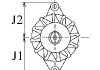 Генератор Opel Combo 1.7 CDTI 04-11 (14V/110A) = 114121 CARGO F 032 114 121 (фото 5)