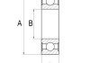 Підшипник генератора (17x47x19) = 140266 CARGO F 032 140 266 (фото 2)