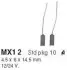 Щетка генератора MX12