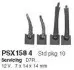 Щітки стартера (14x14x7) CARGO (PSX1584) зображення 1