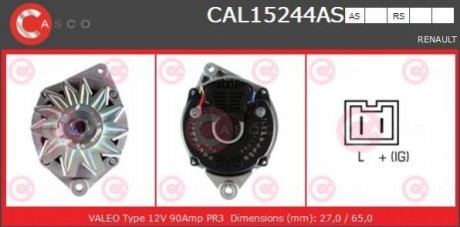 Генератор CASCO CAL15244AS