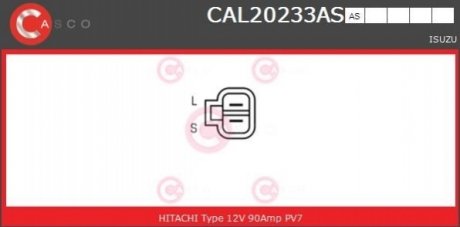 Генератор CASCO CAL20233AS (фото 1)