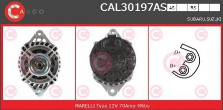 Генератор CASCO CAL30197AS (фото 1)