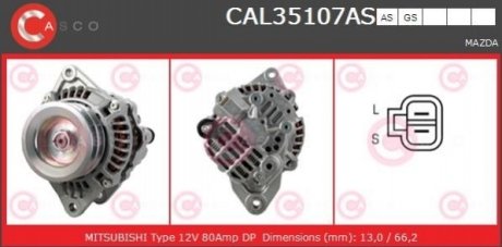 Генератор CASCO CAL35107AS (фото 1)