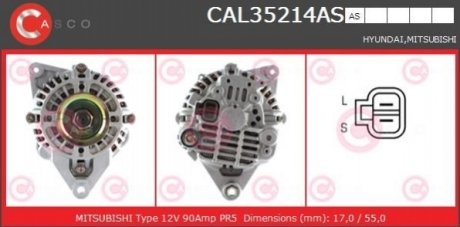 Генератор CASCO CAL35214AS (фото 1)