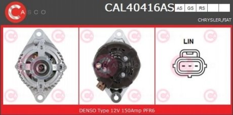 Генератор CASCO CAL40416AS (фото 1)