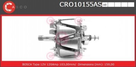 Ротор CASCO CRO10155AS (фото 1)