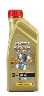 Олива моторна 5W-40 1L EDGE Titanium MB 229.51/226.5, VW 505.01, RN 0710, OV0401547 CASTROL 1535B5