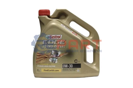 Масло масло 0W30 4L EDGE TURBO DIESEL ACEA A3/B3/B4/C3,MB229.31/229.51,VW 505.00/503.01 CASTROL 157E5C Купить в Украине