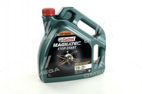 Масло моторное Magnatec STOP-START 5W-20 E (Канистра 4л)) CASTROL 15D8EF (фото 1)