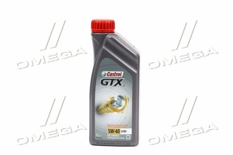 1л GTX A3/B4 5W-40 олива синт. ACEA A3/B3, A3/B4, API SM/CF, BMW Longlife-01, MB 229.3, RN 0700 / RN 0710, VW 502 00 / 505 00 CASTROL 15E62B (фото 1)