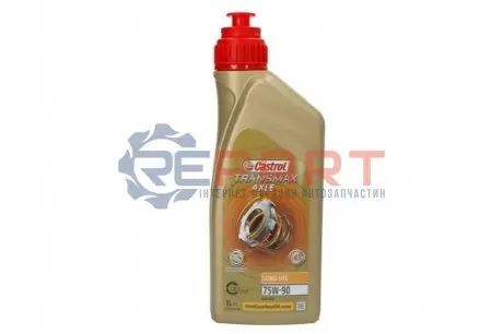 1л TRANSMAX AXLE LL 75W-90 масло трансмісійне CASTROL EATRALL912X1L Купити в Україні