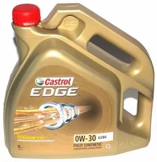 4л EDGE Titanium 0W-30 A3/B4 олива синт. ACEA A3/B3, A3/B4, API SL/CF, BMW Longlife-01, MB-Approval 229.3/229.5, VW502 00/505 00 CASTROL EDG0334-4X4