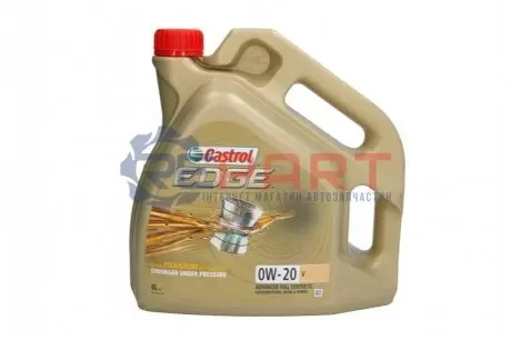 Мастило моторне CASTROL EDGE0W20V4L Купити в Україні