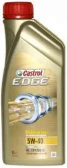 1л EDGE Titanium 5W-40 масло синтетическое.. ACEA C3 API SN/CF, GM dexos2, FIAT 9.55535-S2, Ford WSS-M2C917-A, MB 229.31,229.51,226.5, Renault RN 0700 / RN 0710, VW 505 00/ 505 01, BMW LL-01 CASTROL EDGE540-12X1