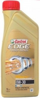 1л EDGE Turbo Diesel 0W-30 Масло синтетическое. SN ACEA C3 Dexos 2 MB 229.31/229.51, Renault RN 0700/RN 0710 CASTROL EDGTD03-12X1 (фото 1)