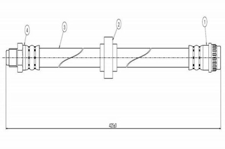Гальмівний шланг Cavo C800 533A (фото 1)