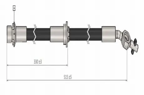 CAVO TOYOTA шланг гальмівний передн. лів. Avensis -00 Cavo C900 443A Купити в Україні