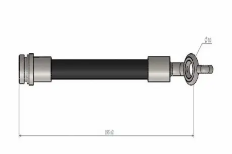 CAVO TOYOTA шланг гальм. задн. CORALLA, AURIS, VERSO 07 Cavo C900 955A Купити в Україні