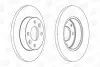 Фото Диск гальмівний (передній) Renault Megane/ Clio 1.2-1.9 90-03 (238x12mm) CHAMPION (561235CH) зображення 1