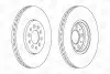 Фото Диск гальмівний (передній) Skoda Fabia 99-/Rapid 13-/Roomster 06-15/VW Golf (288x25)(з покр.)(вент.) CHAMPION (562041CH) зображення 1