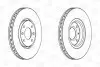 Фото CITROEN Диск тормозной передний. C5 I,II,Xantia 2.0/2.0T/1.9TDI/2.0HDI 98- CHAMPION (562131CH) изображение 2