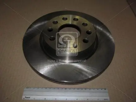 Диск гальмівний (передній) VW Caddy 04- (279.8x22) знято з постачання CHAMPION 562237CH Купити в Україні