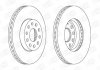 Тормозной диск передний Renault Trafic / Opel Vivaro CHAMPION 562241CH1 (фото 3)