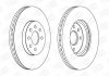 Тормозной диск передний OPEL ASTRA, COMBO, MERIVA CHAMPION 562278CH (фото 1)