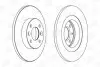 Фото Тормозной диск передний DACIA LOGAN, SANDERO/ RENAULT LOGAN, SANDERO, TWINGO/ SMART FORTWO CHAMPION (562293CH) изображение 2