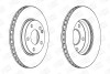 Тормозной диск передний Mercedes A-Class (W169), B-Class (W245) (2004->) CHAMPION 562312CH (фото 2)