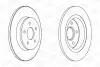 Диск гальмівний (задній) Ford C-Max 07-10/Focus 04- (280x11) (повний) CHAMPION (562411CH) зображення 2