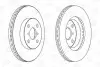 Фото Диск гальмівний (передній) Toyota Yaris 1.0-1.5 10- (258x22) CHAMPION (562421CH) зображення 2
