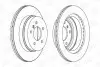 Фото Диск гальмівний (задній) BMW 1 (E81/E87)/3 (E90-E93) 04-13/X1 (E84) 09-15 (300x20)(з покр.)(вентильований) CHAMPION (562442CH) зображення 2