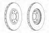 Тормозной диск передний Opel Mokka / Peugeot 2008, 208, 3008, 308, 5008 / Citroen C4 / DS 3, 4, 5 CHAMPION (562641CH) изображение 2