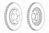 Тормозной диск передний Mitsubishi ASX / Jeep Compas, Patriot / Dodge Avenger, Caliber / Chrysler CHAMPION (562790CH) изображение 2