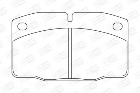 Гальмівні колодки передні Opel Ascona B, C, Corsa A, Kadett D, E, Omega A, Vectra A CHAMPION 571276CH (фото 1)