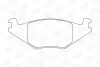 Фото Колодки гальмівні (передні) Seat Cordoba/Ibiza 94-02/VW Golf/Jetta/Polo 81-94 CHAMPION (571315CH) зображення 1