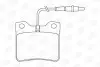 Фото Колодки гальмівні (задні) Peugeot 406 96-04/605 89-11 (+датчики) CHAMPION (571398CH) зображення 1