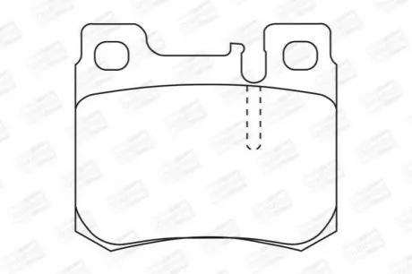 Фото 1 — DB Тормозные колодки задние. W124/202 2,0/2,2/2,8 CHAMPION (571753CH) Фото DB Тормозные колодки задние. W124/202 2,0/2,2/2,8 CHAMPION (571753CH) изображение 1