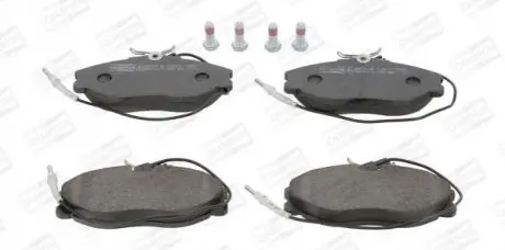 Колодки гальмівні (передні) Citroen Xsara/Peugeot 406 96-05 (Lucas-Girling) (з датчиками) CHAMPION 571898CH Купити в Україні
