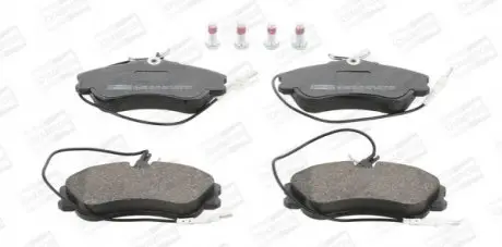 Колодки гальмівні (передні) Citroen Berlingo 96-11/Xsara/Peugeot 306 93-05/Partner 96-15 (+датчики) CHAMPION 571919CH Купити в Україні