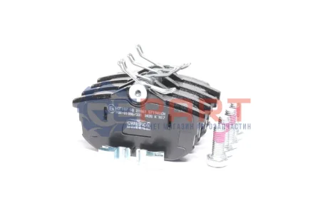 Фото Тормозные колодки задние Mitsubishi Carisma, Colt, Space Star / Smart Forfour / Volvo S40, V40 CHAMPION (571941CH) изображение 1