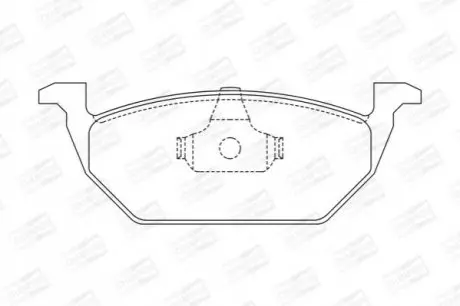 Тормозные колодки передние Audi A3, A1 / Seat Ibiza / Skoda Octavia, Fabia / VW Polo, Golf CHAMPION 571985CH Купить в Украине