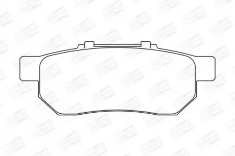Тормозные колодки задние Honda City IV, V, Civic V, VI, CRX III, Jazz II, III CHAMPION 572134CH